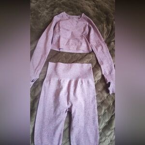 2-piece leggings top set - M